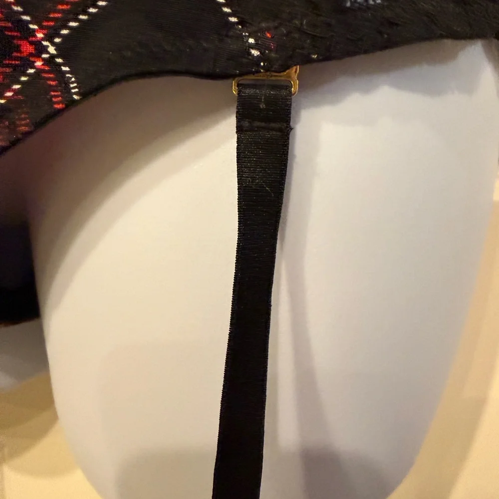 Lane Bryant Holiday Christmas Seasonal Hylander Plaid Lace Women's Lingerie Set - Picture 14 of 15